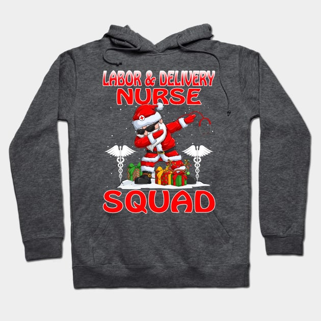 Christmas Labor And Delivery Nurse Squad Reindeer Hoodie by intelus